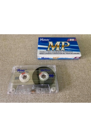 Melody Boş Kaset 90lık - Mp Ses Kayıt Kaseti - Teyp Kaseti