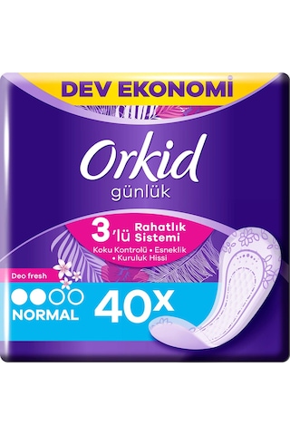 Orkid Deofresh Eko Korumalı Günlük Ped 40'lı