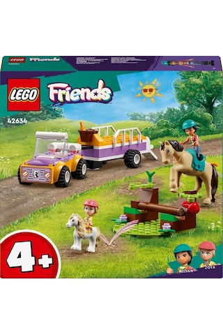 LEGO® Friends At ve Midilli Römorku 42634 4+ Yaratıcı Oyuncak Yapım Seti - 105 Parça