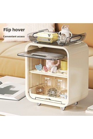 Geeroyoo Bebek Biberon Ve Çerezlikler İçin Su Çıkaran Organizer - Toz Koruyucu, Kolay Temizlenir, Dayanıklı Malzeme İle Ahşaplı Sıralama Kutusu