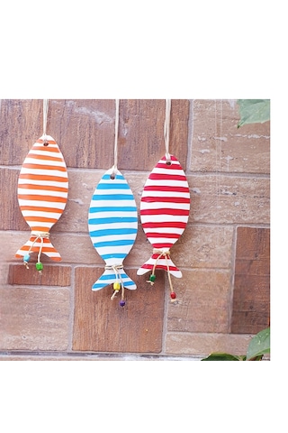 Dafniart 3 Lü Bodrum Balıkları Duvar Balkon Dekoru
