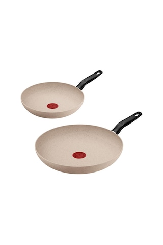Tefal Beige Essential 2'li Tava Seti 28 Cm & 24 Cm 586917