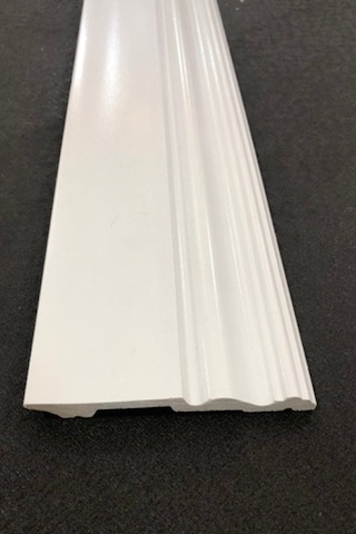 Diecor Dekoratif Boyanabilir 1 Adet 12cm Polistren Süpürgelik Turkuaz Model:xa302