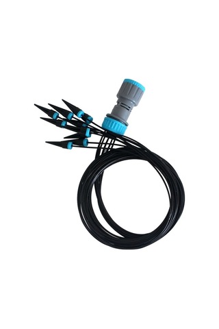 Pazly Otomatik 10 Başlıklı 1.6 Metre Damla Sulama Borusu Bahçe Sulama Sistemi Spreyi