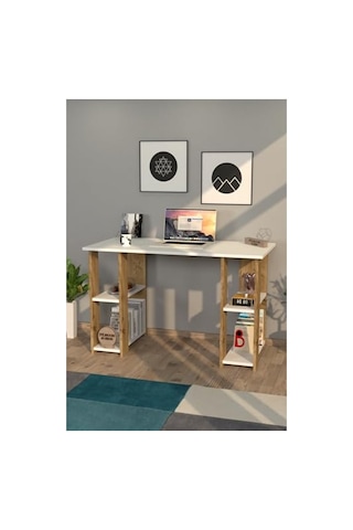Çam Ağaçlı Çalışma Masası - Fonksiyonel Ve Şık Tasarım 120x60