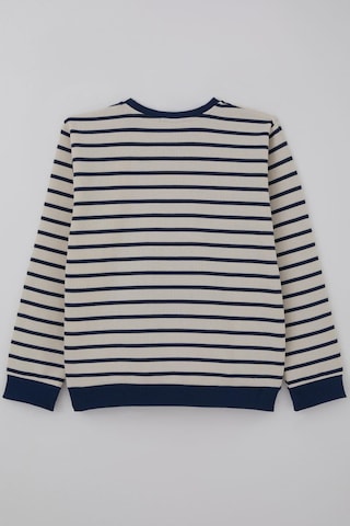Breeze Erkek Çocuk Sweatshirt Arma Detaylı 4-10 Yaş, Ekru