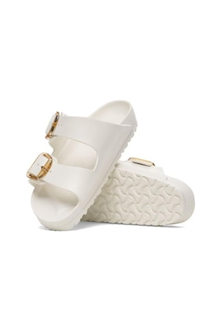 Terlik Kadın 1029651 Birkenstock Arızona Eva Bıg Buckle Eggshell Krem