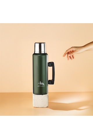 Aryıldız Nature Camp Taşınabilir Termos Yeşil 1 Litre