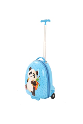 Mçs Group V308 Abs Çocuk Valiz-mavi-panda Baskı S18y10001500408 00408