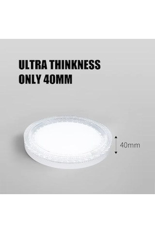 Modern Led Tavan Işığı Kristal Yuvarlak Ev Enerji Tasarruflu Beyaz