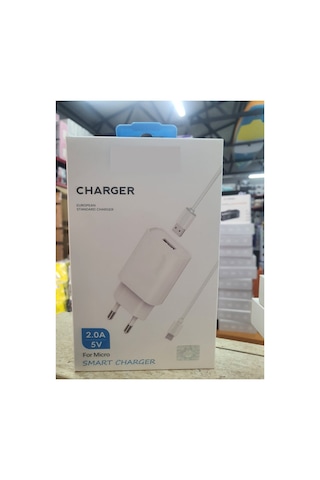 M-03 Smart Charger 5v 2a Şarj Aleti Usb Girişli Adaptör Mikro Usb Şarj Kablosu