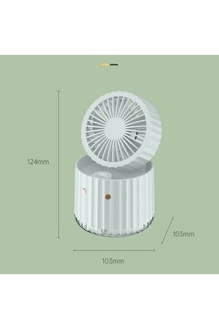Pw01 Led Sprey Nemlendirici Hava Soğutucu Beyaz Luhawı Beyaz Yok Masaüstü Buharlı 5 W 100 Adetten Az