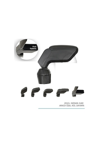 NİSSAN JUKE ARACA ÖZEL KOL DAYAMA SİYAH 2010+