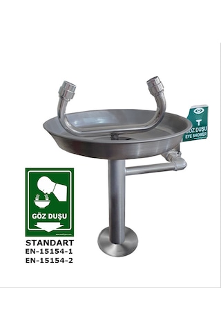 Ea 2018-a Acil Göz Yıkama Duşu - Masa Tipi Paslanmaz