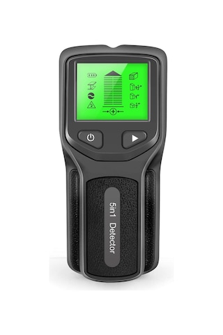 Siyah Hlw330 5 İn 1 Saplama Dedektörü Duvar Tarayıcı Dijital El Profesyonel Çok Fonksiyonlu Duvar Dedektörü