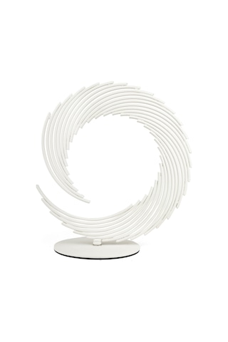 Begüsa Bakü Metal Aksesuar Biblo 31 Cm Beyaz