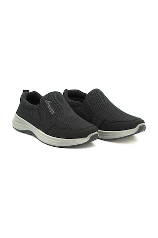 Letao Alba Erkek Siyah Kolay Giyim Bağsız Rahat Sneaker Günlük Ayakkabı