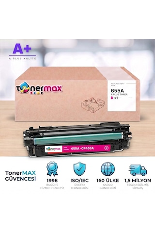 Hp 655a Cf453a Kırmızı Uyumlu Toner A Plus / Color Laserjet Enterprise M652 / M653 / Mfp M681 / M682