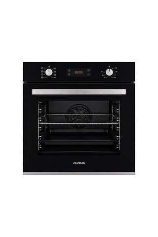 Alveus MFA 627 - KLS 670 - MOD 3000 Siyah Cam Ankastre Set