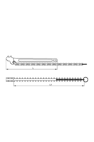 Ceta Form I12-40 Mini Zincirli Boru Anahtarı 4'' - 300 Mm