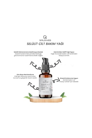 Saldives Selülit Bakım Yağı 50 Ml
