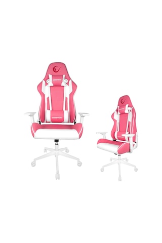 Oyuncu Koltuğu Gamıng 3d Ayarlı Pembe Rampage Kl-r80 Pembe - Beyaz