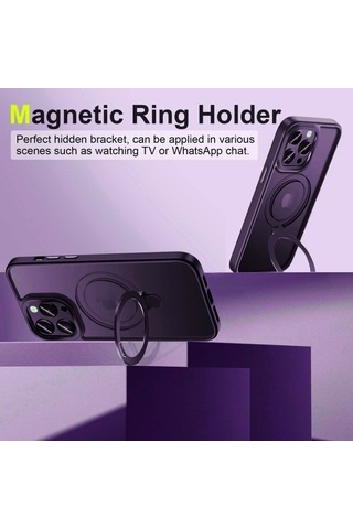 Bloomnest Cbtx İphone Uyumlu 14 Pro 3 İçin Magsafe Kılıf, 1 Cilt Hissetirici Tutucu Diğer