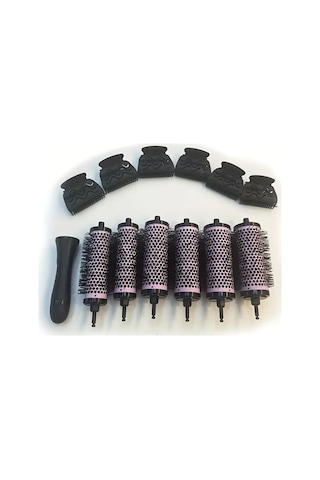 Willowhaven Pembe 6 Adet Saç Styling Tarak Seti - Tüm Saç Tipleri İçin Abs Plastik Ve Nylon Fırça