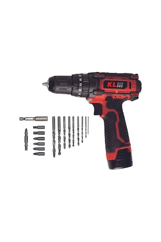 Kleco Ke2220dm 12v/2ah. Tek Akülü Li-ion Şarjlı Darbeli Matkap