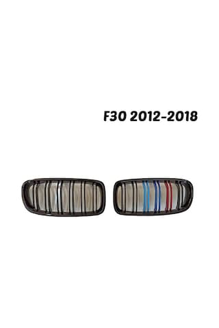 Bmw 3 Serisi F30 2012-2018 M3 Böbrek Çift Çizgi Panjur M  Renk