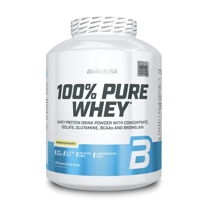 Biotechusa 100% Pure Whey Protein 2270 Gr Yüksek Proteinli Whey Protein Muz