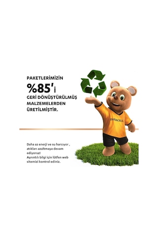 Duracell Alkalin Aaa 10'lu Paket + Alkalin Aa 10'lu Paket Piller