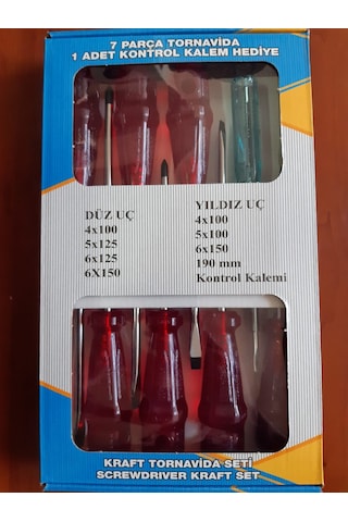 Aydın Kraft Tornavida Seti 7Pcs