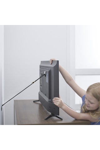 Portakal Safety Deprem Güvenliği Kayışı Metal Başlıklı Siyah 1 Adet - TSE Test Raporlu