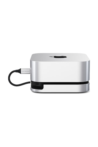 Satechi Mac Mini M4 Stand & Hub Ssd Gümüş St-gnmmes