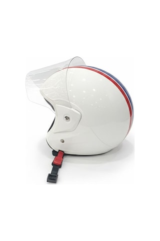 Çakay Kask Çene Açık Beyaz