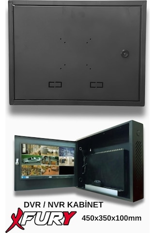 Fury Dvr/nvr Cctv Rack Kabinet Ve Monitör Koruma Kutusu 1u 19 '' W 45 H 35 D 10