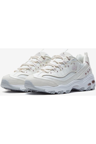 Skechers D'lites Kadın Sneakers - Beyaz 149267 WLV Beyaz