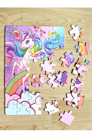 Doerkids Unicorn Mini Puzzle 40 Parça