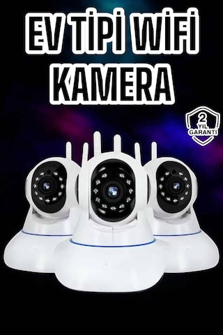 Northcity Wifi Kamerası Çift Yönlü Bebek Güvenlik Kamerası Gece Görüşlü 3.0mp Hd