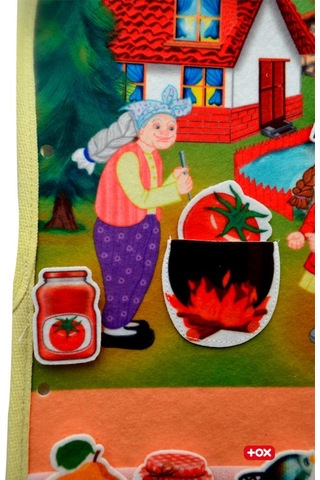 Tox Sonbahar Keçe Cırtlı Aktivite Sayfası - Çocuk Etkinlik .