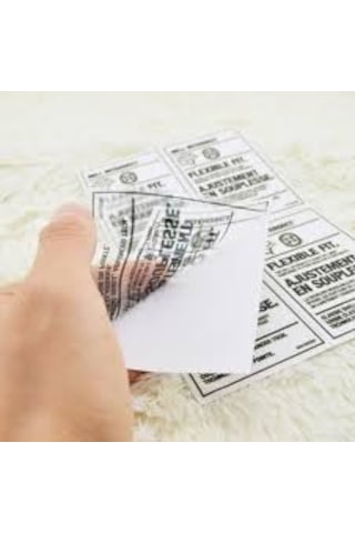 200x100 Pvc Pp Şeffaf Emniyet Etiketi 150'li Sarım 200x100