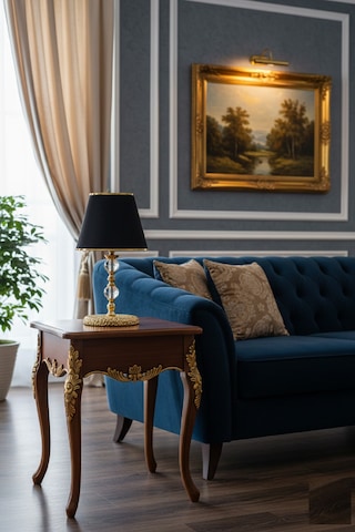 E Sersi Rose Gold Ayaklı Kumaş Başlıklı Masa Abajuru Aydınlatma Lambası Yatak Odası Lambası