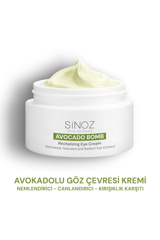 Sinoz Avokado Bomb Nemlendirici Canlandırıcı Göz Kremi 15 ML