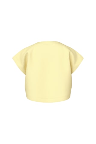 Name It Nmfvılma Capsl Crop Top Sarı Kız Çocuk Kısa Kol T-shirt 000000000102263508 Sarı