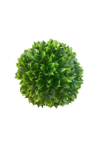 T.concept Dekoratif İri Yapraklı 30 Cm Şimşir Top Yeşil