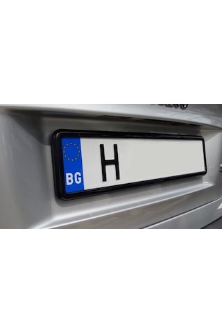 Yeni Nesil Kırılmaz Plakalık 2Adet Parlak Siyah 374367131