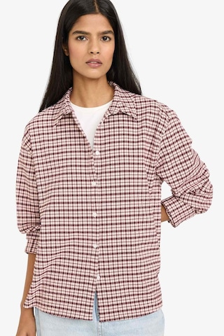 Defacto Oversıze Kareli Flanel Gömlek G7760ax26spbr169 Bordo-br169