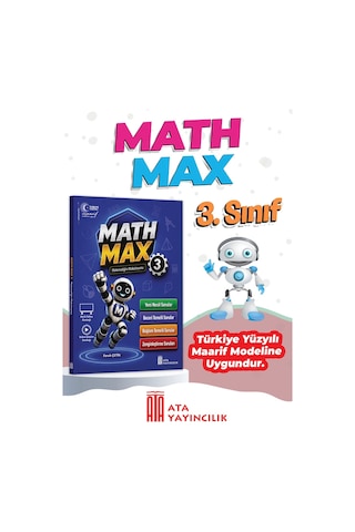 Ata Yayıncılık 3. Sınıf Math Max Soru Bankası