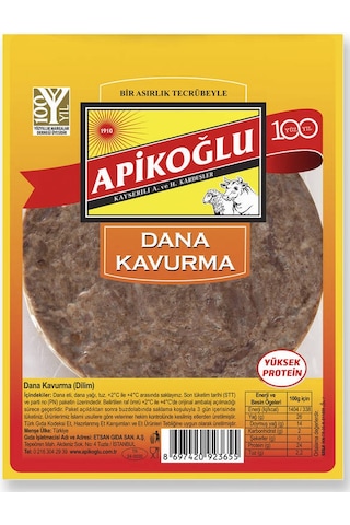 Yuvarlak Dilimli Dana Kavurma 100 Gr. Üçlü Paket Toplam 300 Gr.